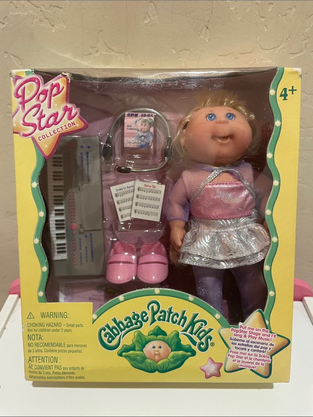 Pop Star Doll - Pink & Silver Outfit